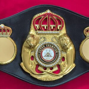 WBA boxing championship belt replica side plates handmade