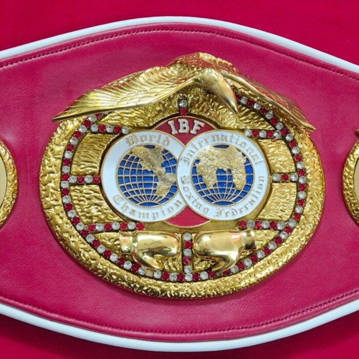 IBF International Boxing Federation - Replica Championship Belt | Retro Shields