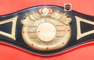 Customized Winged Championship Belt Mold Casting Black Color