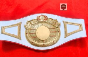 Customized Winged Championship Belt Mold Casting White Color