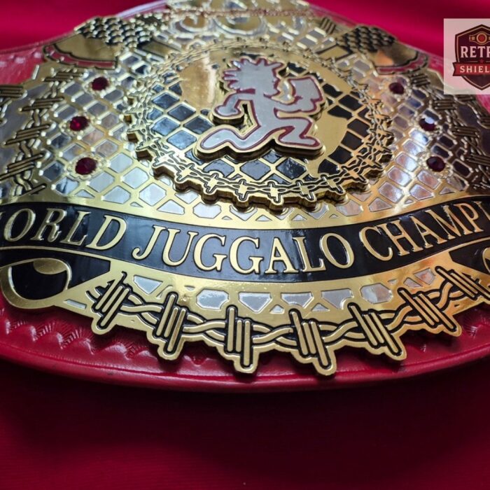 jcw-world-juggalo-championship-replica-belt-center-plate.jpg JCW World Juggalo Championship Replica Belt 4mm 3 Layer - Replica Championship Belt | Retro Shields