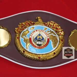 WBO World Championship Boxing Belt Replica - Replica Championship Belt | Retro Shields