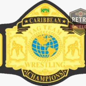 Caribbean Championship Belt - Replica Championship Belt | Retro Shields