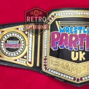 wrestling parties (8) Retro Shields custom belts at a wrestling event
