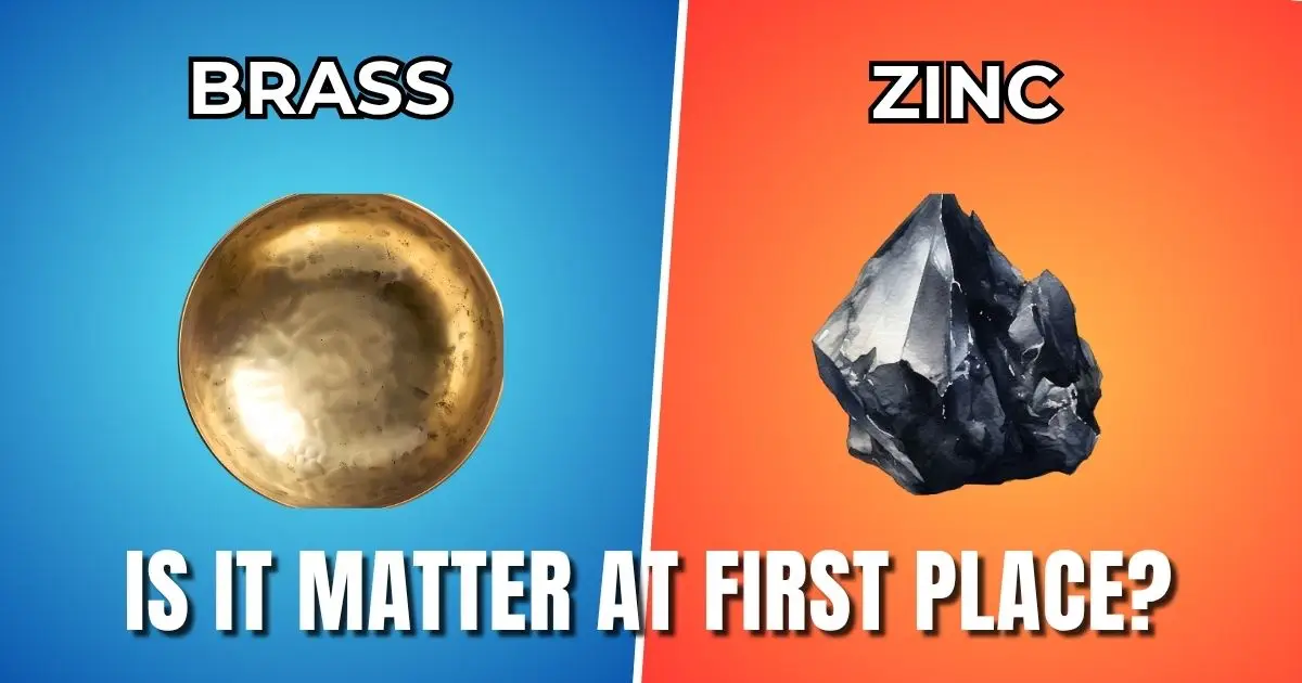 brass and zinc