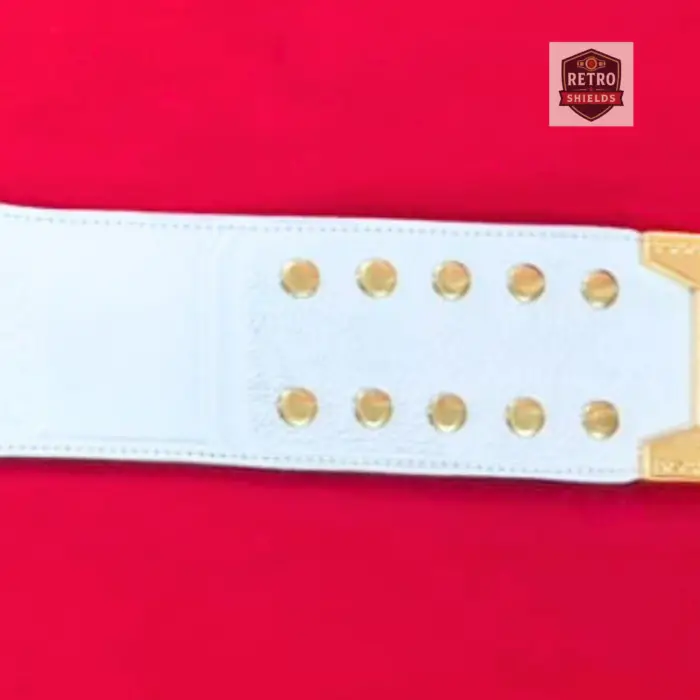 Women’s Customizable Brass Championship Wrestling Belt – custom championship belt, image 4 of 4 | Retro Shields