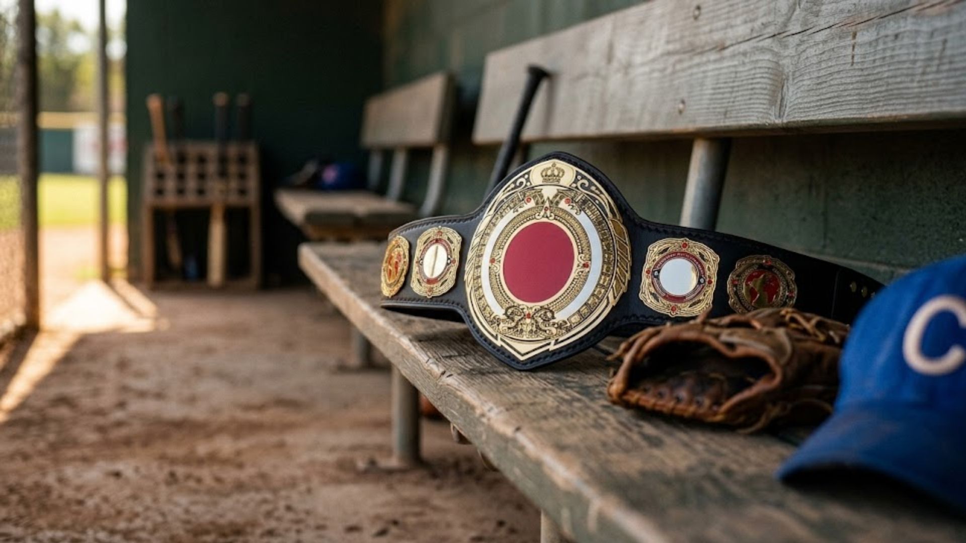 Youth sports championship belt sized for a kids sports league