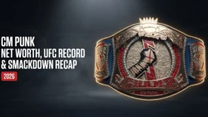 CM Punk holding the Undisputed WWE Championship