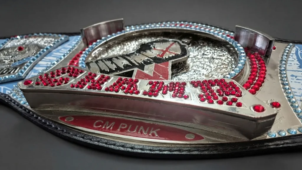 Retro Shields CM Punk spinner replica championship belt