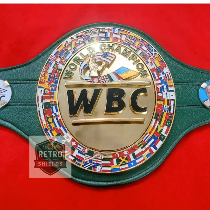 WBC style championship belt detail view 11