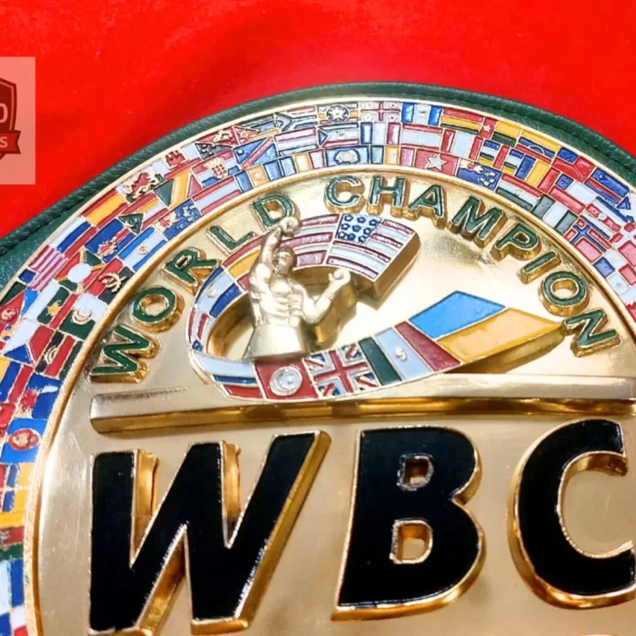 WBC style championship belt detail view 10