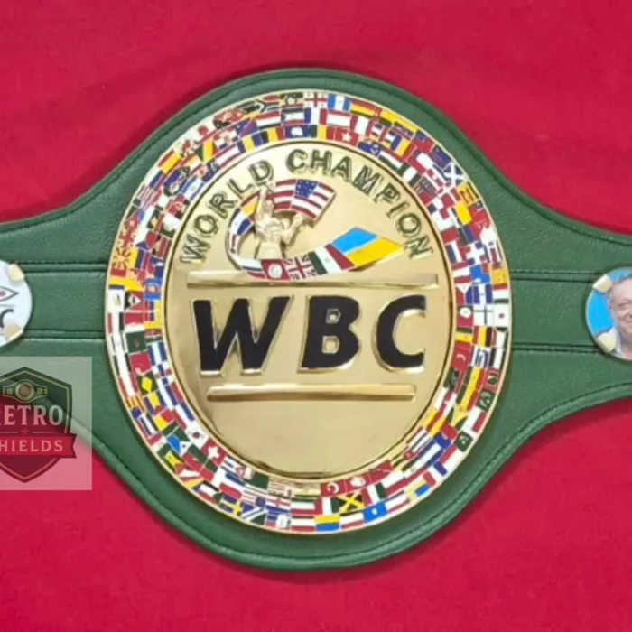 WBC style championship belt detail view 9