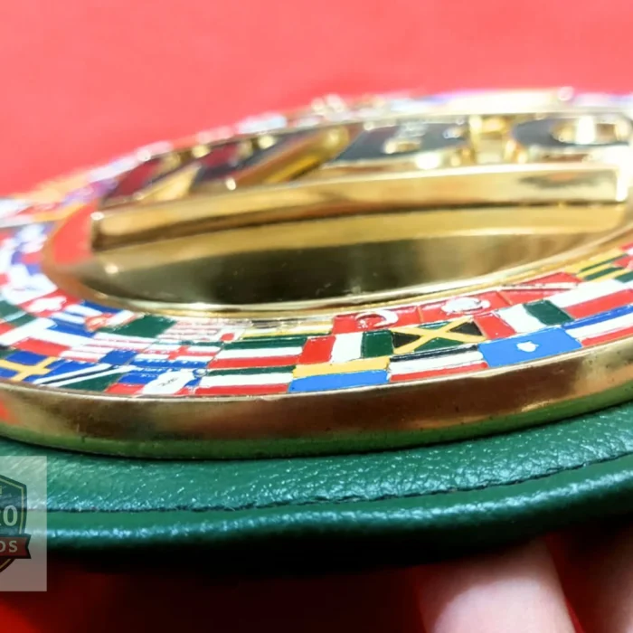 WBC style championship belt detail view 4